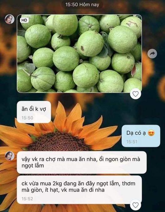 Biết vợ mê ăn ổi, chồng nhắn tin troll ác khiến dân mạng lo cho số phận chủ thớt-1