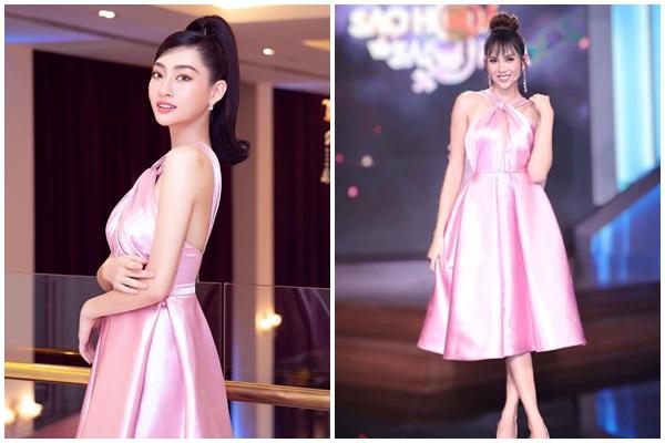 ĐỤNG HÀNG THÁNG 10: Hà Hồ - Ngọc Trinh đẹp lấn át sao ngoại khi so kè trong cùng 1 thiết kế-4