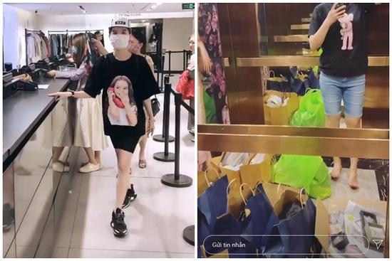 Ngọc Trinh shopping không nhìn giá: Quẹt bill 38 triệu chỉ cần 1 tích tắc