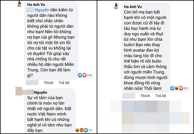Hà Anh phản dame khi bị chỉ trích vô lương tâm, kém xa Thủy Tiên-3
