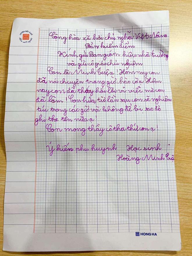 Quý tử khóc mếu vì bị viết bản kiểm điểm, MC Hoàng Linh ứng xử cực lầy-2