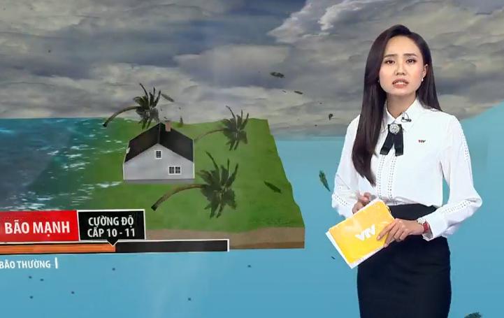 MC nổi tiếng VTV tiết lộ về trường quay đặc biệt trong những ngày dẫn sóng tin mưa bão-3