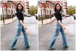 Nga Nguyễn - chị gái BN17 bị bóc mẽ photoshop méo cả đường đi