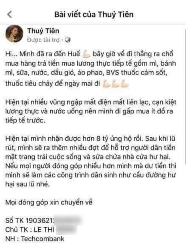 Hành trình thị phi Thủy Tiên phải đối mặt khi cứu trợ miền Trung-2