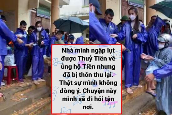 Quảng Bình nói gì về chuyện cán bộ đến từng nhà thu lại tiền từ thiện của Thủy Tiên?