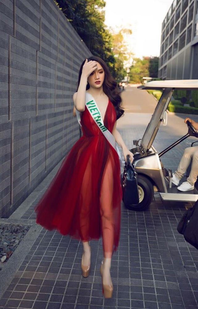 Hoa hậu Việt diện váy mỏng tang ở đấu trường quốc tế, Hương Giang có tận 2 cực phẩm-1