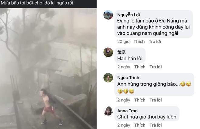Sự thật về clip người đàn ông ngăn bão số 9 trên mạng xã hội-1
