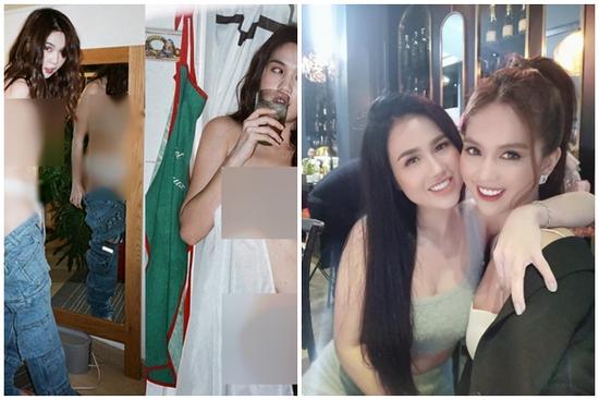 'Nữ hoàng nội y' lộ ảnh 'nóng' hớ hênh lúc say xỉn?