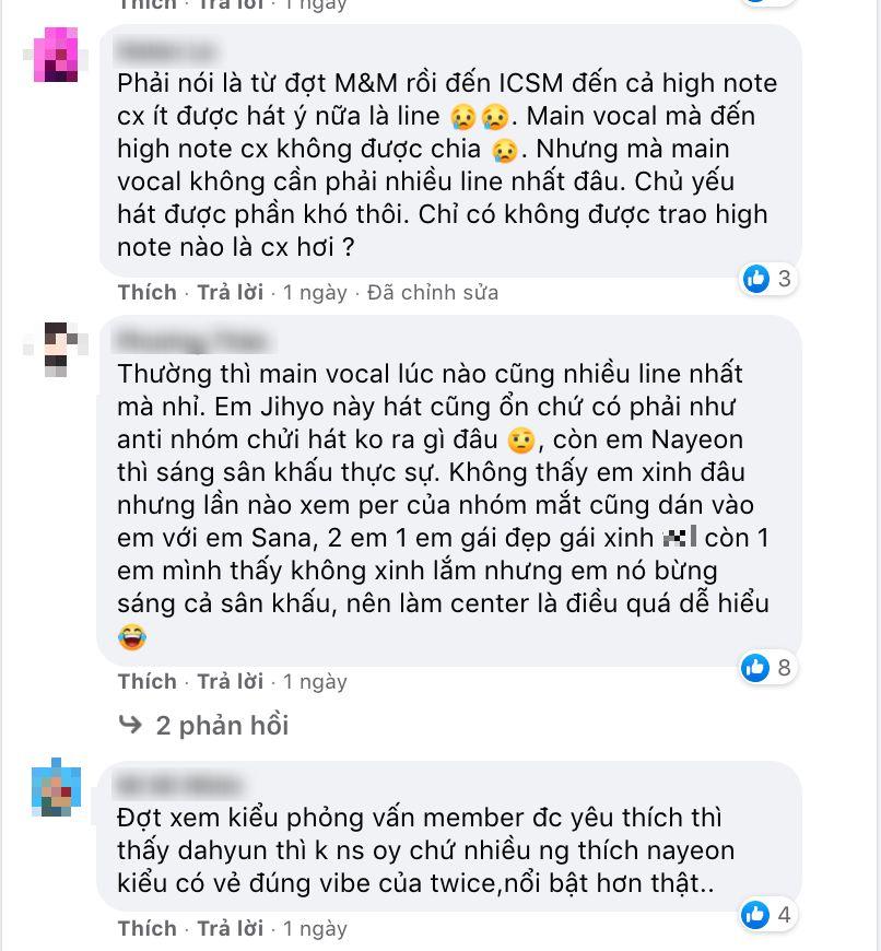 Nayeon được thiên vị, Jihyo là main vocal nhưng lần chiếm line gần nhất là 2 năm trước?-6