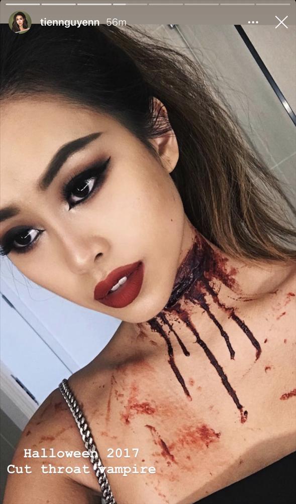 Em chồng Hà Tăng làm người xem nổi da gà với những màn hóa trang dịp Halloween-5