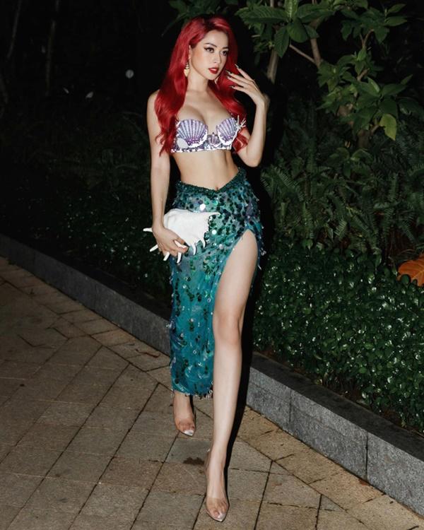 Chi Pu hoá thân thành nàng tiên cá chơi Halloween, netizen lập tức cà khịa-4