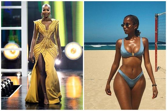 Tân Hoa hậu đầu trọc Nam Phi sở hữu vòng ba 110cm, tập boxing để có body quả lê