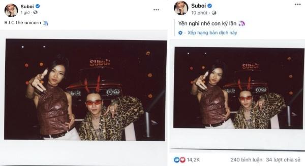 Suboi đăng ảnh tri ân học trò R.I.C nhưng vô tình bị lỗi dịch tự động của Facebook hại-3