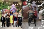 Á hậu Trà My - Thanh Tú và 2 ông chồng đại gia chơi Halloween quá lớn