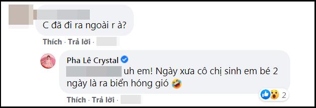 Bị nhắc ở cữ sau sinh, Pha Lê: Không cần kiêng, chẳng phải theo ai-2