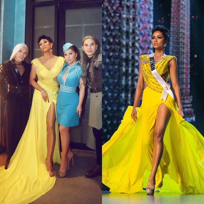 Ba cú xoay váy của H'Hen Niê, Hoàng Thùy, Khánh Vân ở Miss Universe - Ngôi  sao