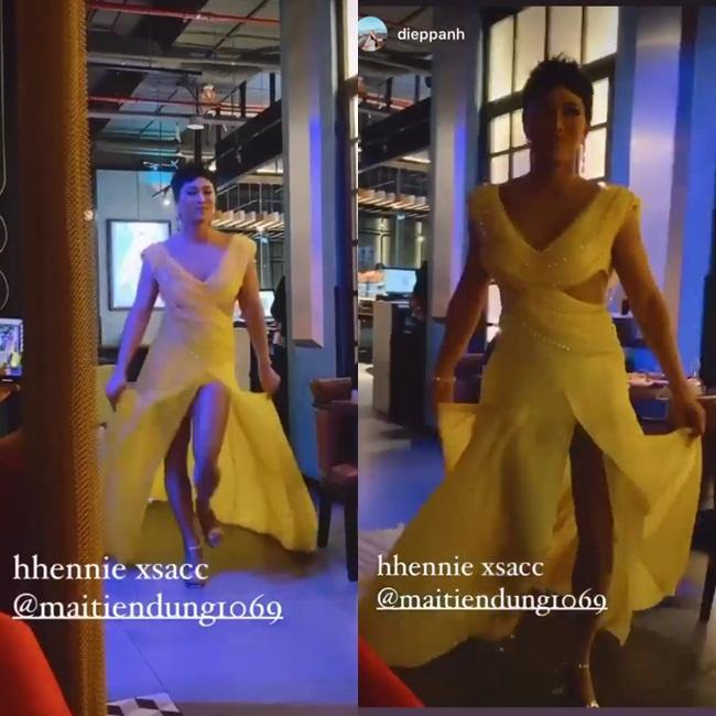 Mai Tiến Dũng cosplay HHen Niê cực giống, tái hiện cú xoay váy chấn động-3