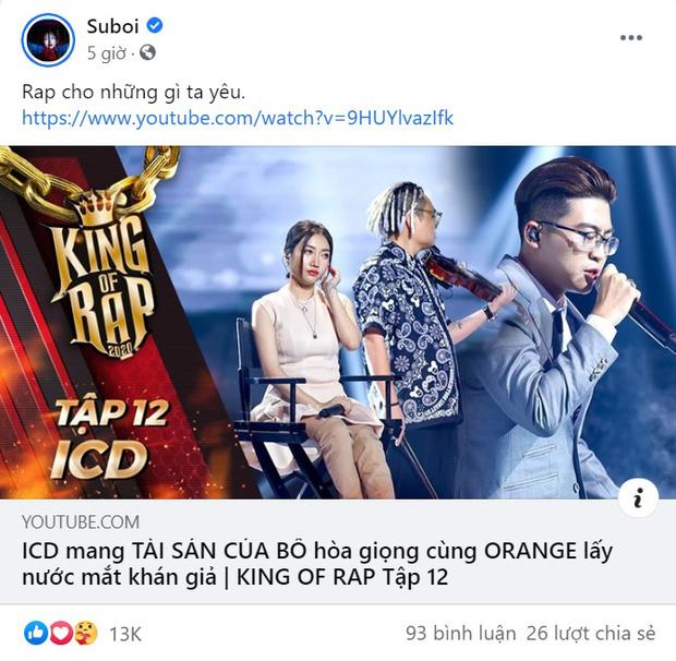 Là HLV Rap Việt, Suboi gây chấn động khi share loạt video King Of Rap, đặc biệt có cả người từng diss mình-2