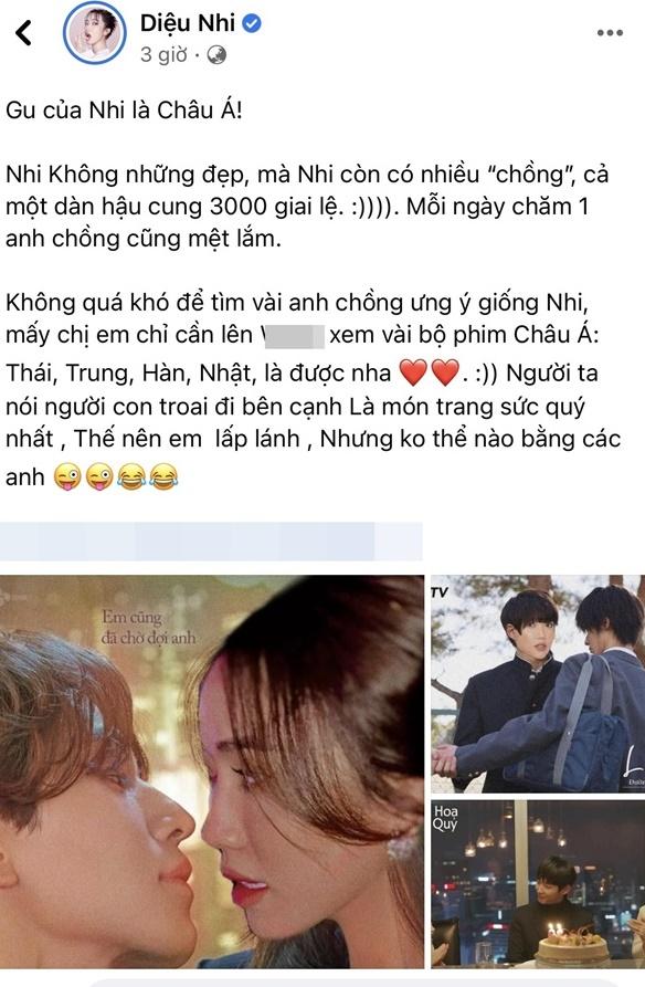 Diệu Nhi công bố dàn hậu cung toàn nam thần đình đám châu Á-1