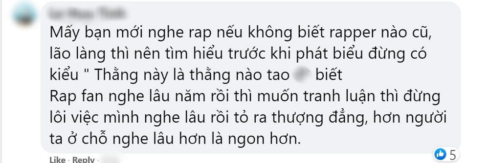 Học trò Binz tại Rap Việt phản đối kịch liệt cách xỉa xói Rap fan tháng 8-10