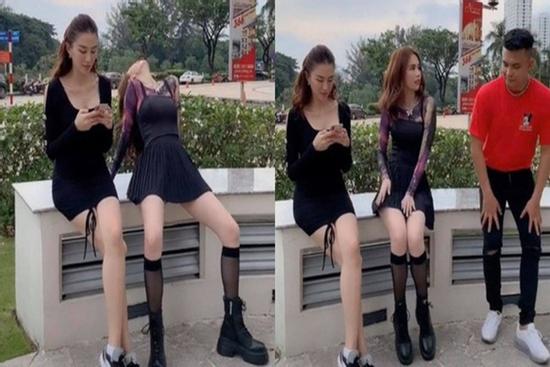 Ngọc Trinh bị netizen phản ứng với clip mặc váy ngắn, ngồi kém duyên nơi công cộng