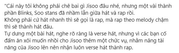Netizens Việt tranh cãi Jisoo BLACKPINK rap được không hay chỉ do fan ảo tưởng?-2