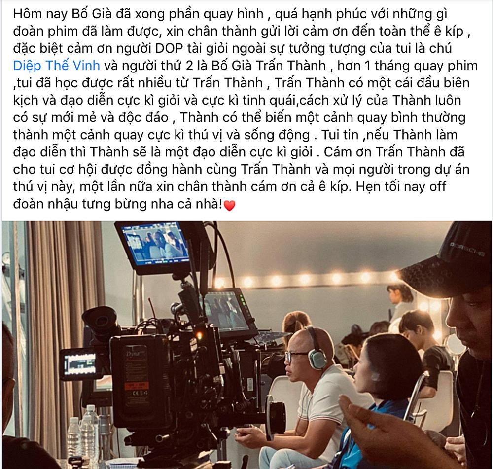 Đạo diễn Vũ Ngọc Đãng: Trấn Thành có cái đầu biên kịch và đạo diễn cực kỳ giỏi-3