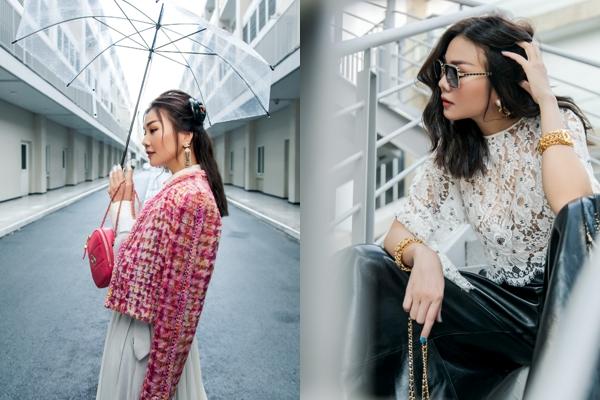 Diện đồ họa tiết chuẩn như Thanh Hằng, Hà Tăng giúp nàng nổi bật dịp Tết 2021-16