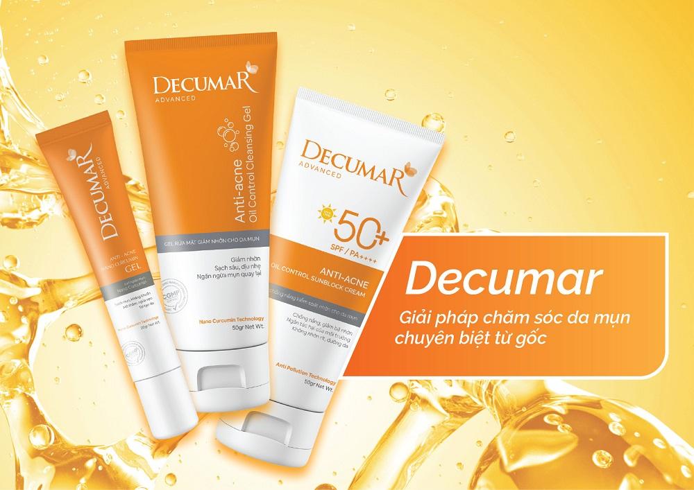 ‘Điểm cộng’ của bộ 3 chăm sóc da mụn Decumar Advanced mới-1