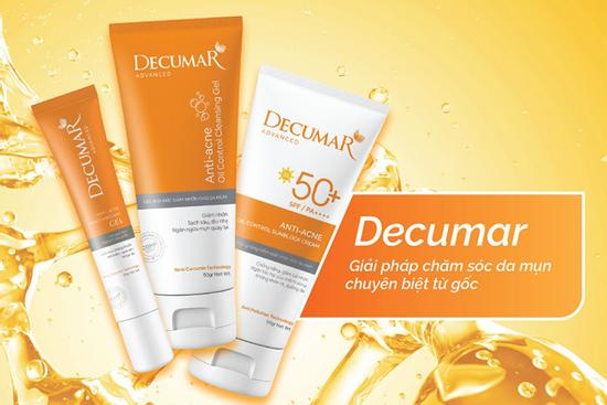 ‘Điểm cộng’ của bộ 3 chăm sóc da mụn Decumar Advanced mới