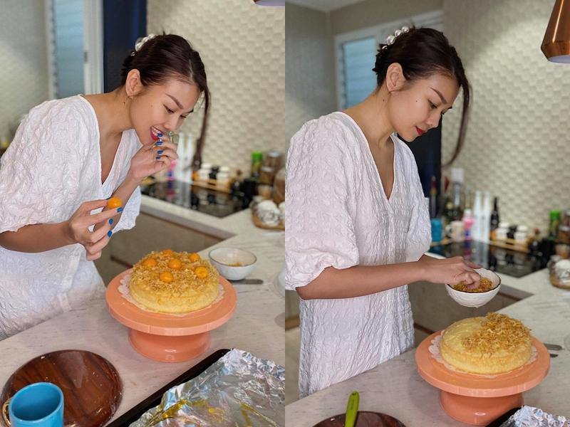 Bị Hà Hồ nghi ngờ tài nội trợ, Thanh Hằng trả lễ bằng thành quả căng đét-1