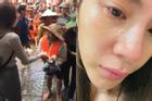 Thủy Tiên đăng ảnh nước mắt đầm đìa giữa hành trình cứu trợ miền Trung