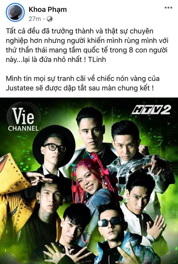 Trước chung kết Rap Việt, HLV Karik khen Tlinh: Rùng mình với thần thái quốc tế-2