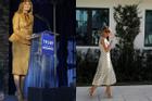 Bà Melania Trump mặc váy Gucci 4.500 USD đi bỏ phiếu