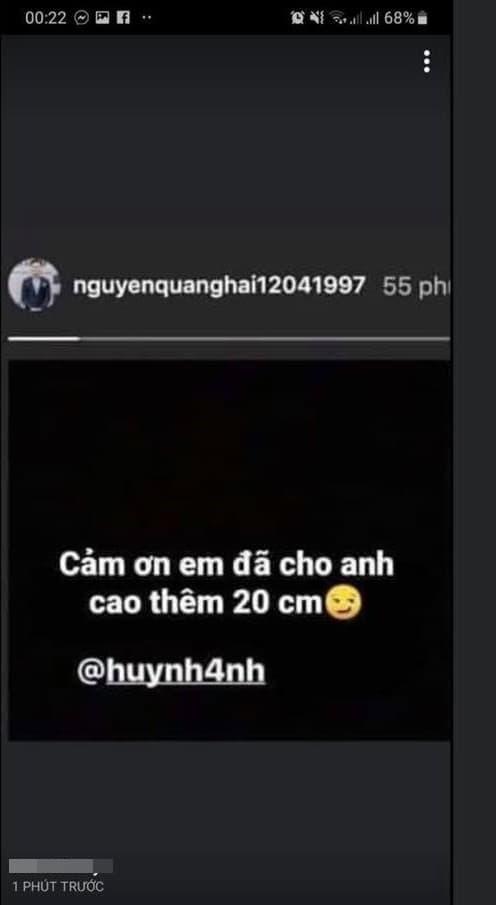 Xôn xao Quang Hải nhắn Huỳnh Anh: Cảm ơn em cho anh cao thêm 20cm-3