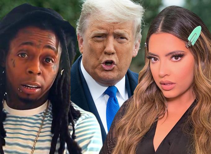 Rapper Lil Wayne bị bạn gái bỏ vì ủng hộ Trump-1
