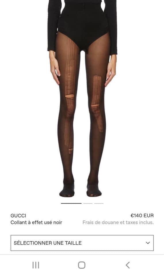 Gucci bán quần tất rách 4 triệu đồng nhìn chẳng khác gì quần tất 40 nghìn-2