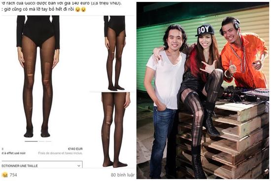Gucci bán quần tất rách 4 triệu đồng nhìn chẳng khác gì quần tất 40 nghìn