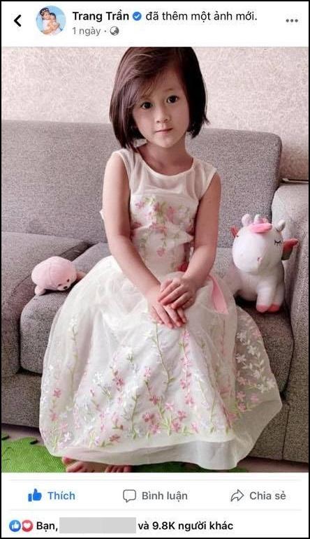 Trang Trần uất ức khi ảnh con gái có lượt like cao gấp 10 lần mẹ-1