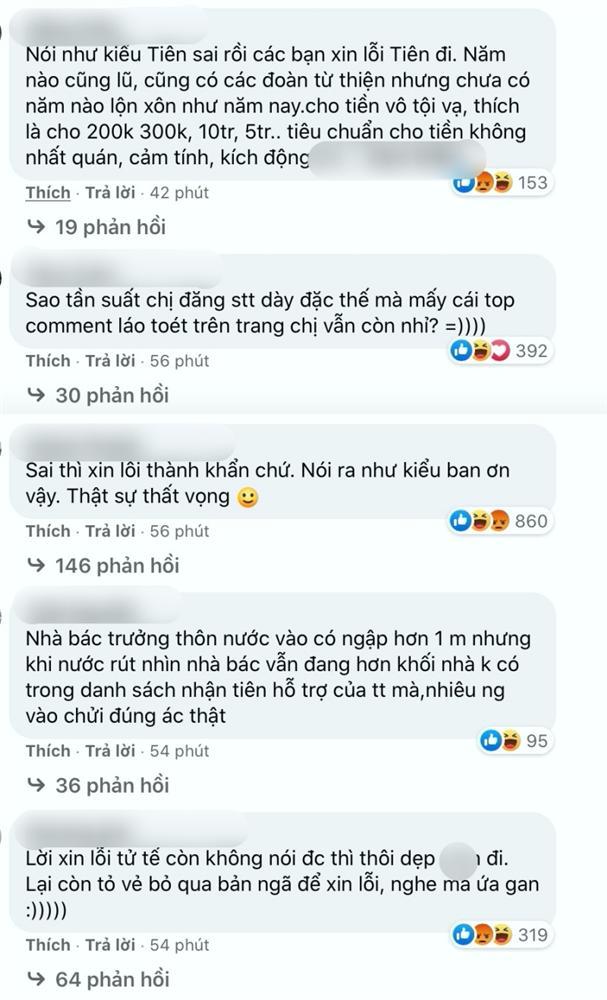 Thủy Tiên xin lỗi trưởng xóm ở Hải Lăng nhưng thái độ gây tranh cãi không ngừng-7