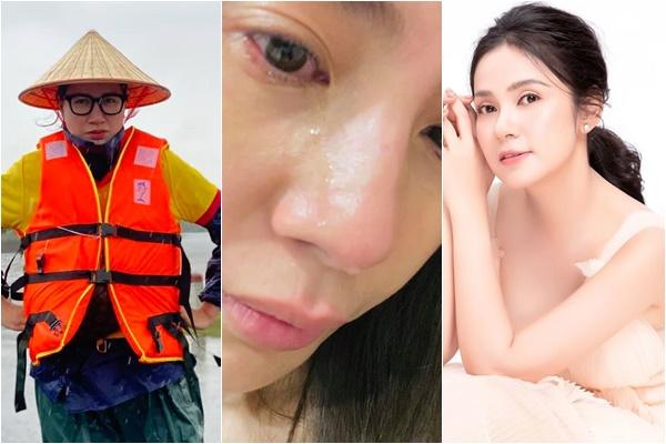 Thủy Tiên ngày thứ 10 viện trợ miền Trung: Đã có người ngất trong lúc xếp hàng nhận quà-14