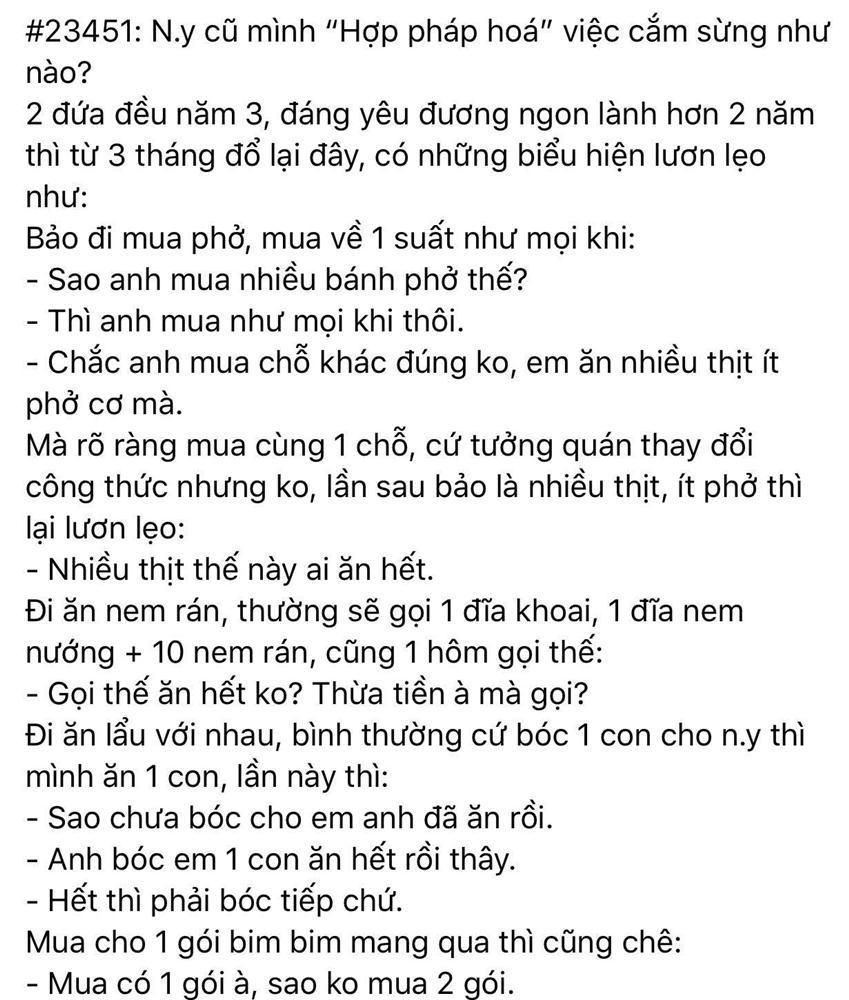 Hết hồn cô gái lươn lẹo đến khó chịu chỉ để hợp pháp hóa việc cắm sừng người yêu-1