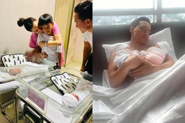 HOT: Lộ rõ mặt cặp song sinh của Kim Lý - Hồ Ngọc Hà-8