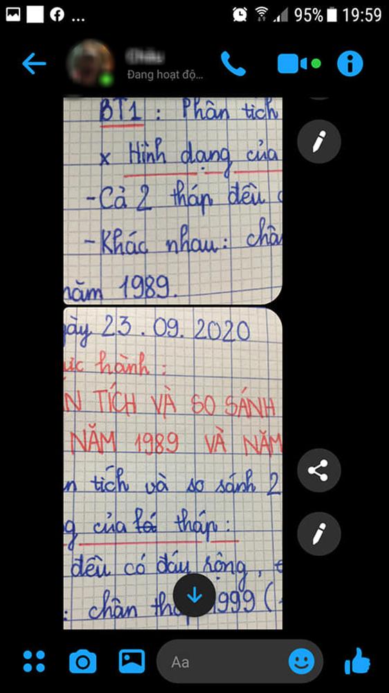 Nghỉ học mượn vở bạn chép bài, nữ sinh khóc thét vì không thể dịch nổi chữ-4