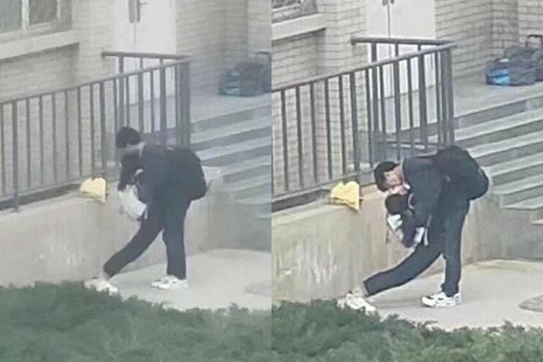 Ngán ngẩm cô gái vô tư diễn cảnh 18+ với bạn trai ngay giữa đường-6