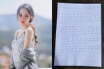 Hương Giang bị soi 'lỗi chồng lỗi' khi viết thư tay xin rút khỏi Hoa hậu Việt Nam