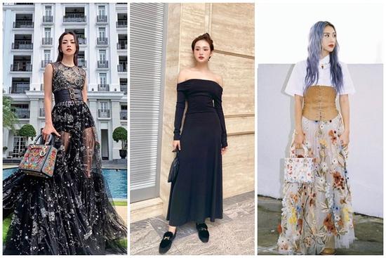 Cùng diện đầm Dior, Chi Pu - Quỳnh Anh Shyn mang hai style đối lập