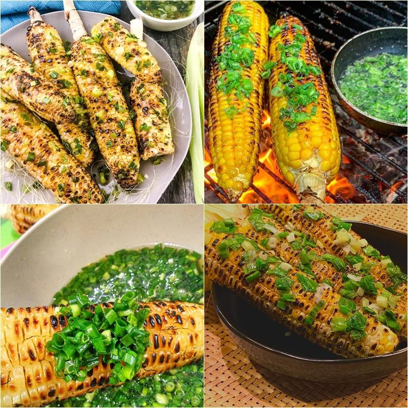 Thuý Vi thưởng thức món bắp nướng mỡ hành ly vỉa hè ngon hết nấc, thử là ghiền-2