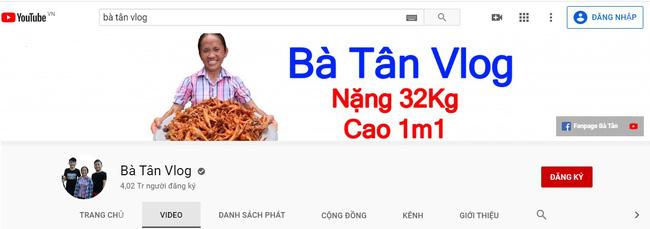 Lượt xem kênh Bà Tân Vlog bỗng dưng bị tụt thê thảm-2