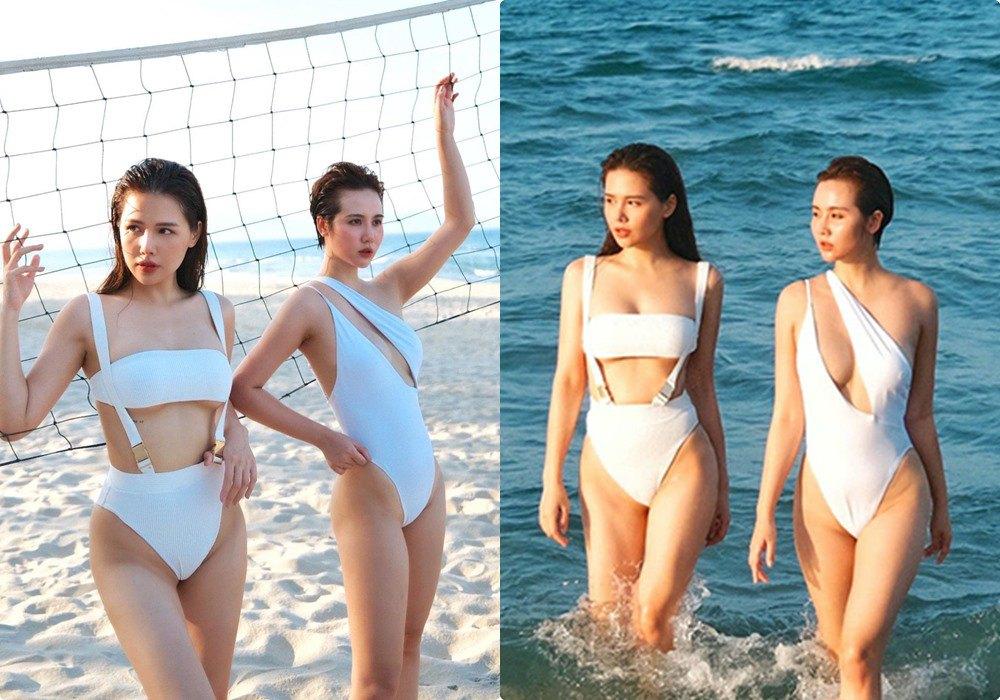 Chuộng áo tắm khoét quá hông nhưng Huyền Lizzie đã tiết chế tạo dáng đỡ phản cảm rồi!-6